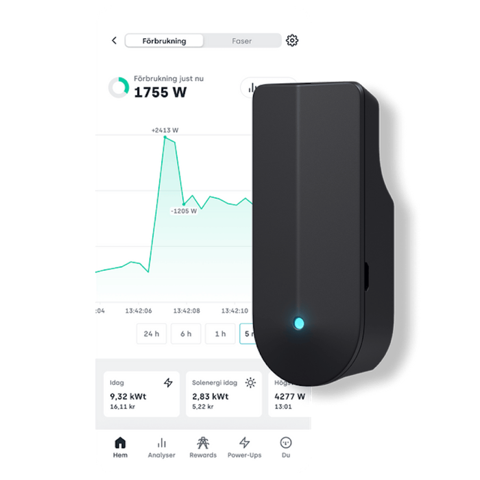 Tibber Pulse för smart laddning och effektstyrning