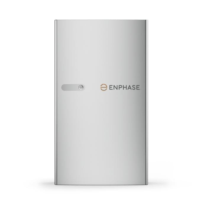 Enphase IQ Battery 5P solcellsbatteri monterat på vägg