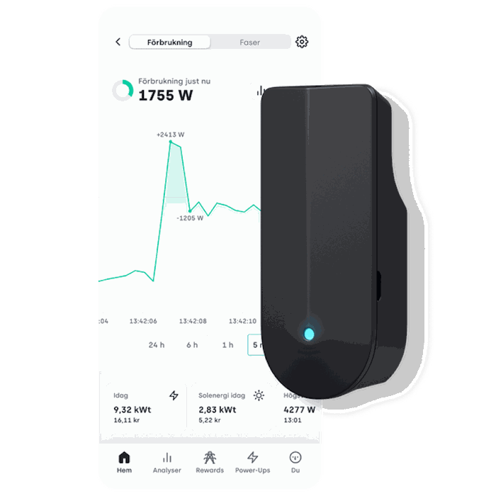 Tibber Pulse för smart laddning och effektstyrning